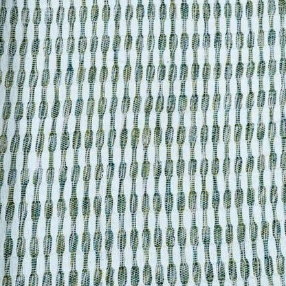 Green & White Capsule Cotton Acrylic Jacquard | SKU: J-509