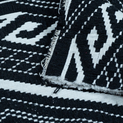 Black & White Cotton Blend Jacquard | SKU: JDD-432
