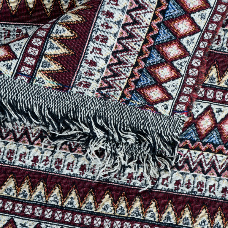 Brown Cotton Blend Jacquard (Sku: JDD-219)