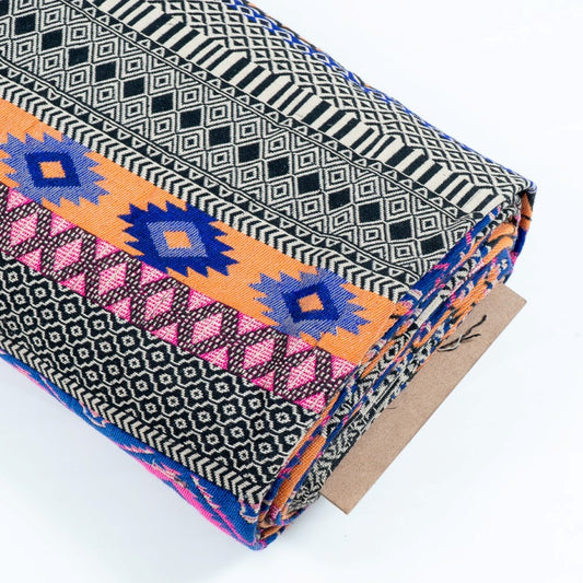 Multi Cotton Jacquard Fabric (Sku: JDD-82)