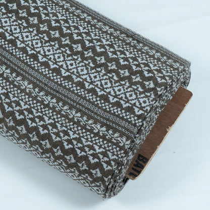 Brown Cotton Jacquard | SKU: JDD-236
