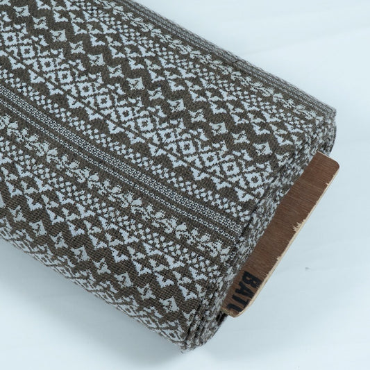 Brown Cotton Jacquard (Sku: JDD-236)