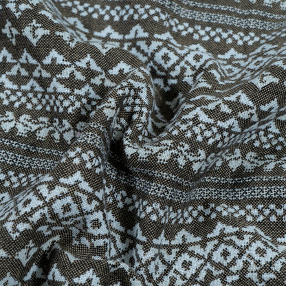 Brown Cotton Jacquard | SKU: JDD-236