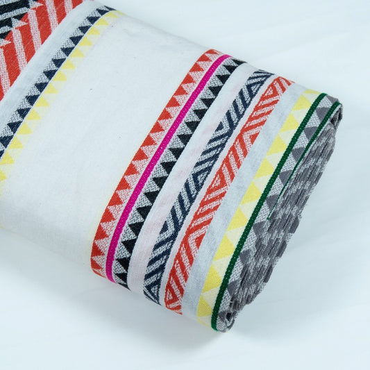 Multi Color Cotton Jacquard (Sku: J-391)