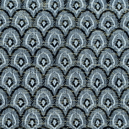 Black & White Cotton Lurex Jacquard | SKU: J-412