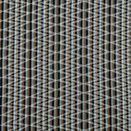 Black, White & Yellow Cotton Blend Jacquard | SKU: J-388