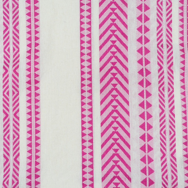 Pink & White Cotton Jacquard (Sku: J-390)