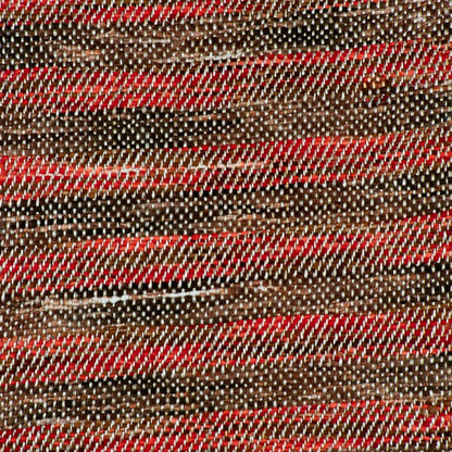 Red & Brown Acrylic Jacquard | SKU: J-341