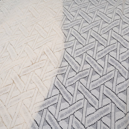 Triangle Design Dyeable Cotton Net (SKU: N-100)