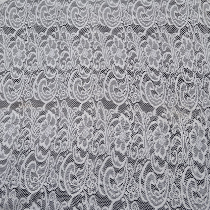 Floral Design Dyeable Cotton Net (SKU: N-111)