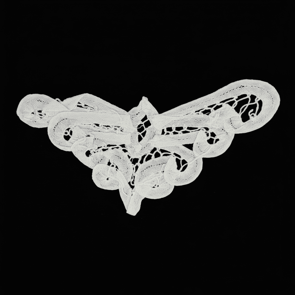 White Dyeable Cotton Batten Berg Patch (Width : 7 Inch & Lenght : 3.5 Inch)