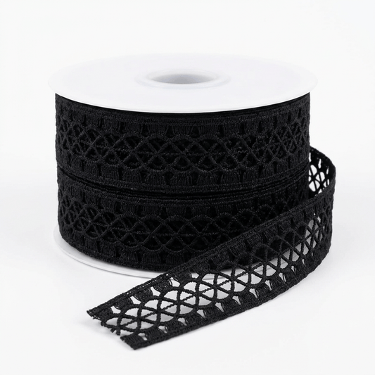 Black Polyester Lace Set of 5 Meter | B-20