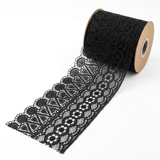 Black Polyester Lace Set of 5 Meter | B-27
