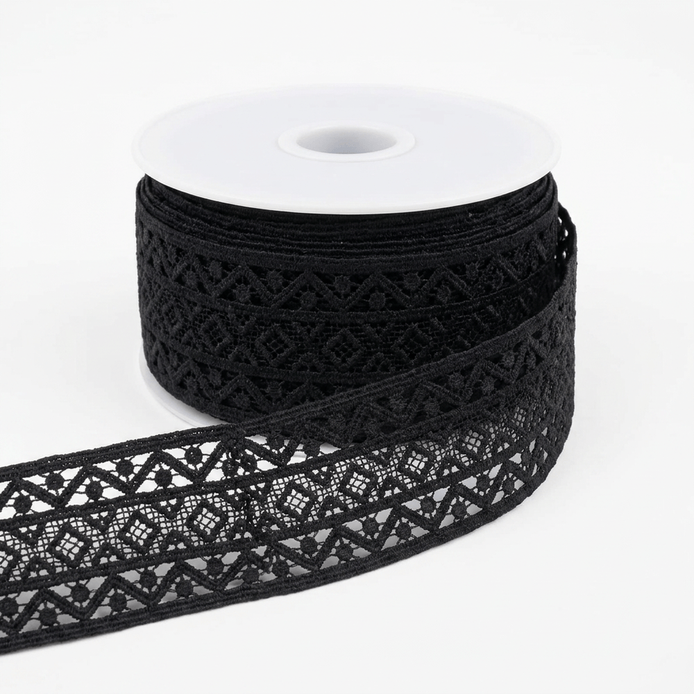 Black Polyester Lace Set of 5 Meter | B-29