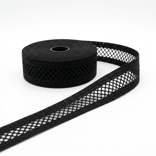Black Polyester Lace Set of 5 Meter | B-43