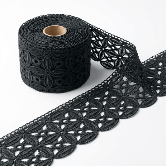 Black Polyester Lace Set of 5 Meter | B-54