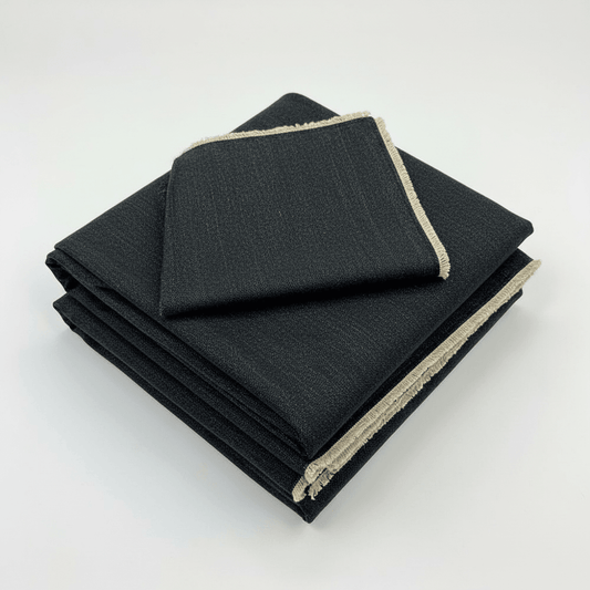 Black Denim Fabric ( Width: 66 Inche Or 165 cm )