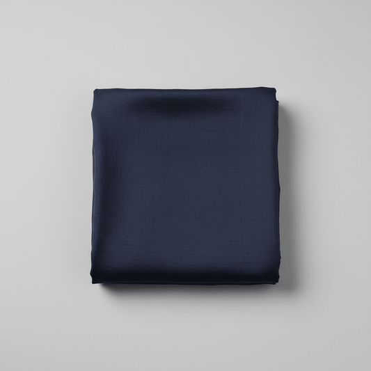 Blue color Pure Linen Fabric (Width : 58 Inches Or 145 )