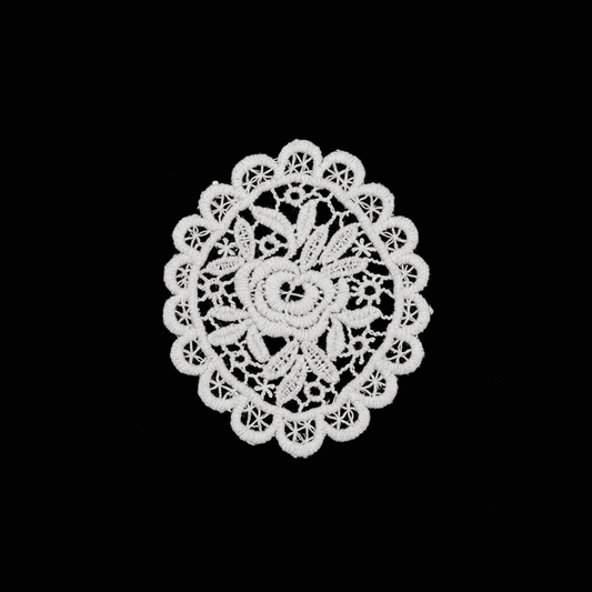 White Dyeable Chemical Patch ( Width : 2 Inch & Lenght : 2.5 )