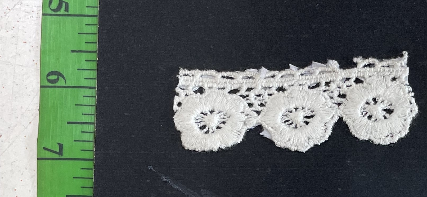 White Cotton Dyeable Chemical lace (Sku: Ch-103)