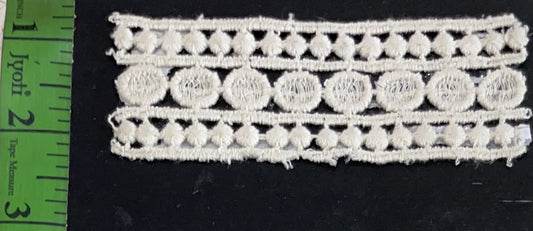 White Cotton Dyeable Chemical lace (Sku: Ch-109)
