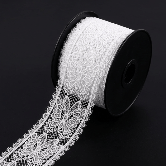 White Dyeable GPO Lace Set of 5 Meter