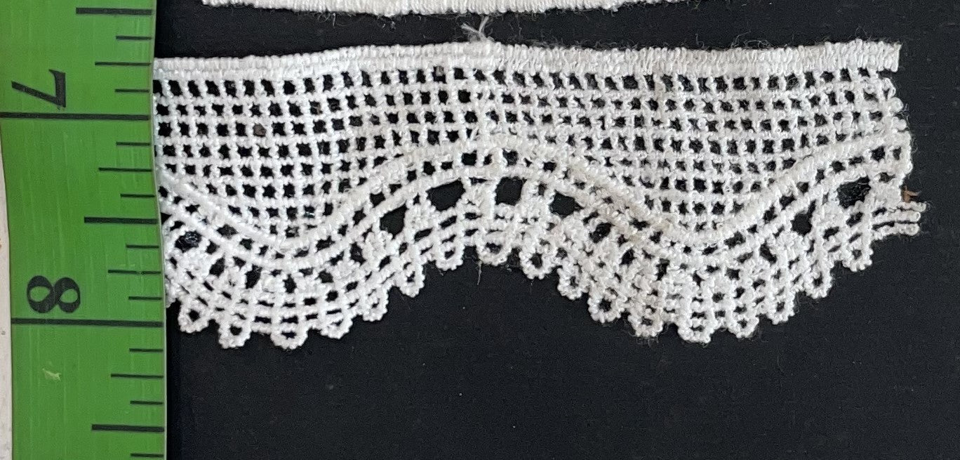 White Cotton Dyeable Chemical lace (Sku: Ch-38)