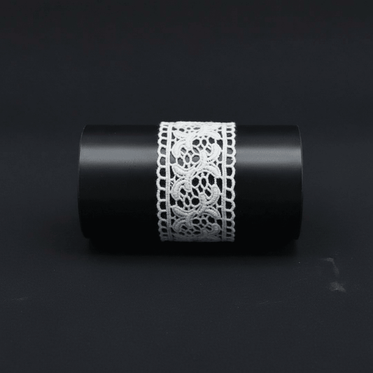 White Cotton Dyeable Chemical Lace (Width : 2 Inch & Sku: Ch-57)