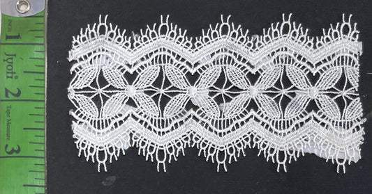White Cotton Dyeable Chemical Lace (Sku: Ch-64)