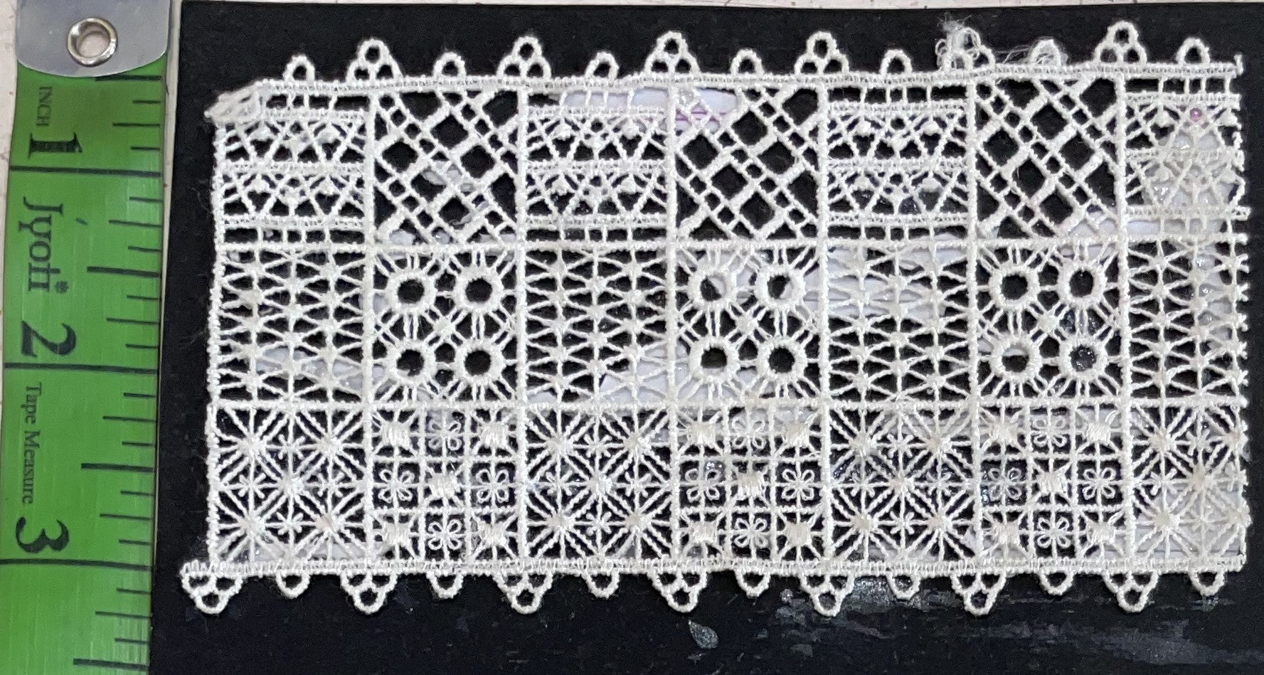 White Cotton Dyeable Chemical Lace (Sku: Ch-67)