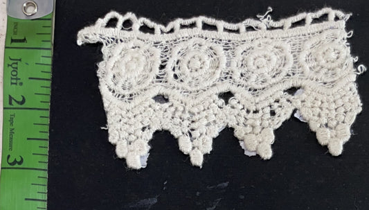 White Cotton Dyeable Chemical Lace (Sku: Ch-70)