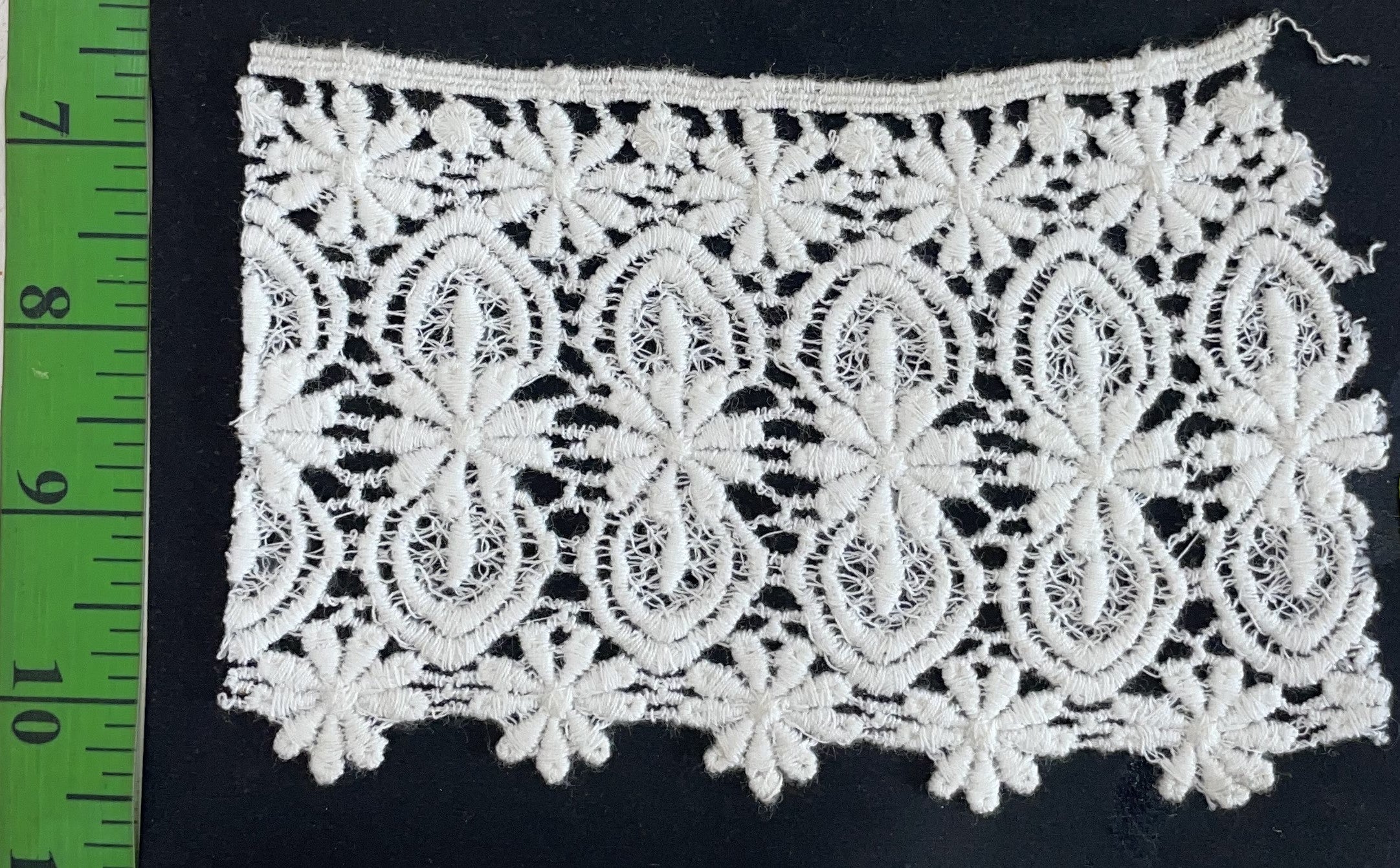 White Cotton Dyeable Chemical lace (Sku: Ch-99)