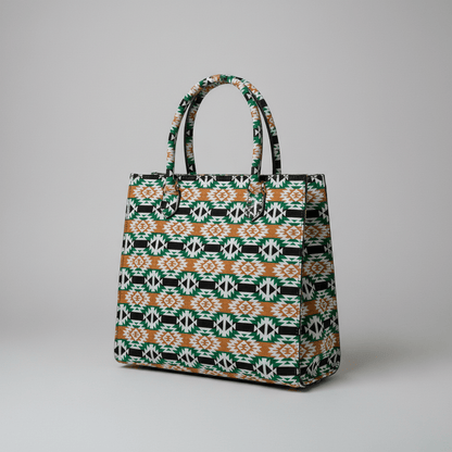 Multicolor Cotton Jacquard Fabric for Bags | SKU: JDD-413
