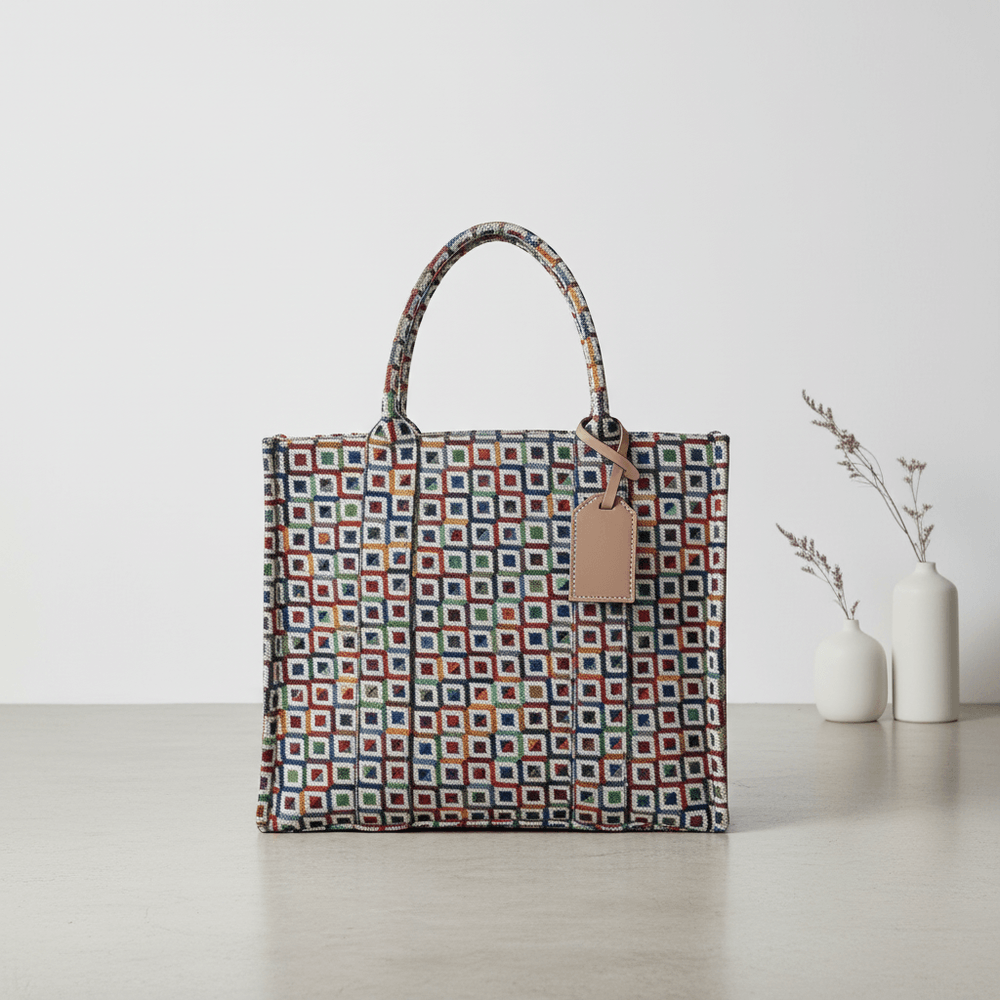 Multicolor Cotton Blend Jacquard (SKU: JDD-292)