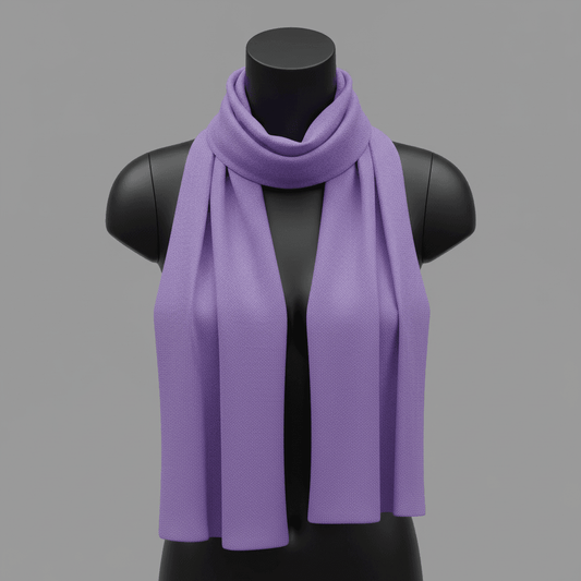 Wool Premium Quality Purple Stole