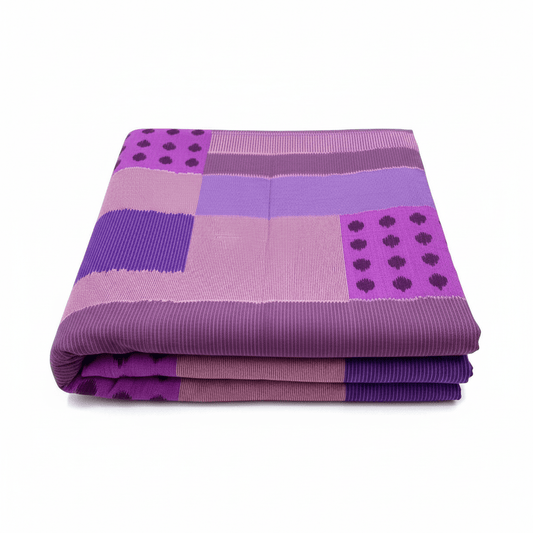 Multicolor Fine Quality Cotton Handloon Ikat