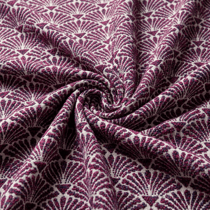 Multicolor Cotton Blend Jacquard Fabric for Upholstery