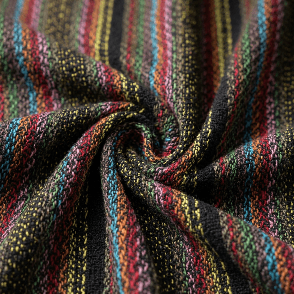 Multicolor Tweed Cotton Blend Jacquard Fabric - 40" (102 cm)