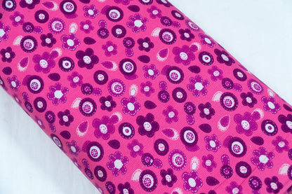 Multicolor Screen Print on Corduroy Fabric