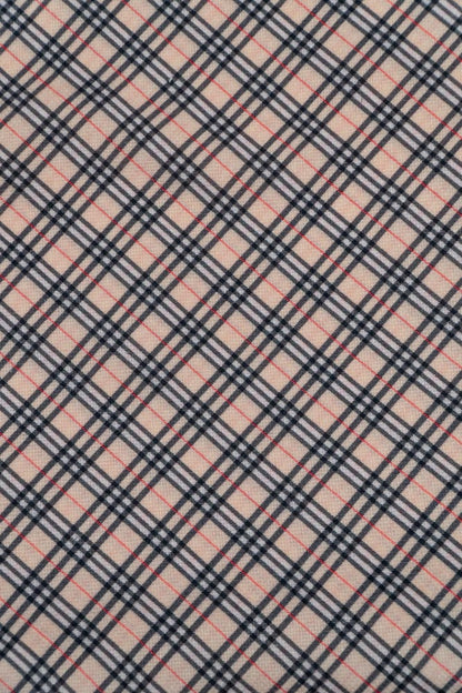 Multicolor Checks Design Digital Print On Spun Fabric