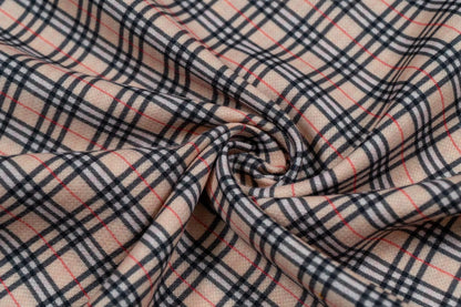 Multicolor Checks Design Digital Print On Spun Fabric