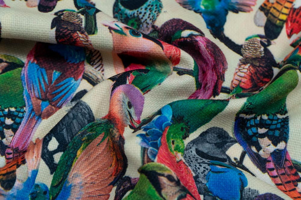 Multi Color Animal Spun Digital Print