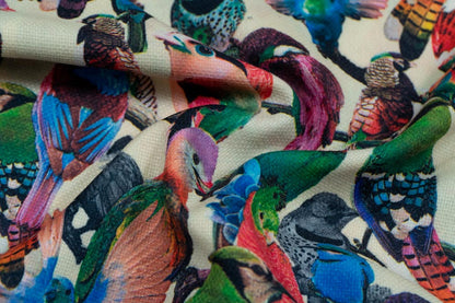 Multicolor Digital Print On Spun Fabric