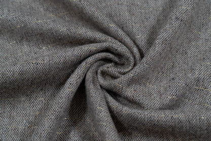 Gray Wool Blend Fabric