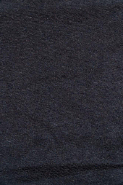 Black Wool Blend Fabric