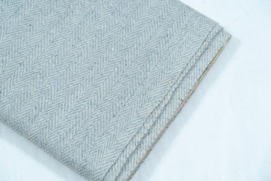 Sky Blue Wool Blend Fabric