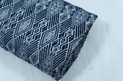 Blue & White Lightweight Cotton Jacquard | SKU: JDD-165