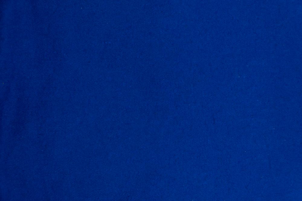 Blue Wool Blend Fabric