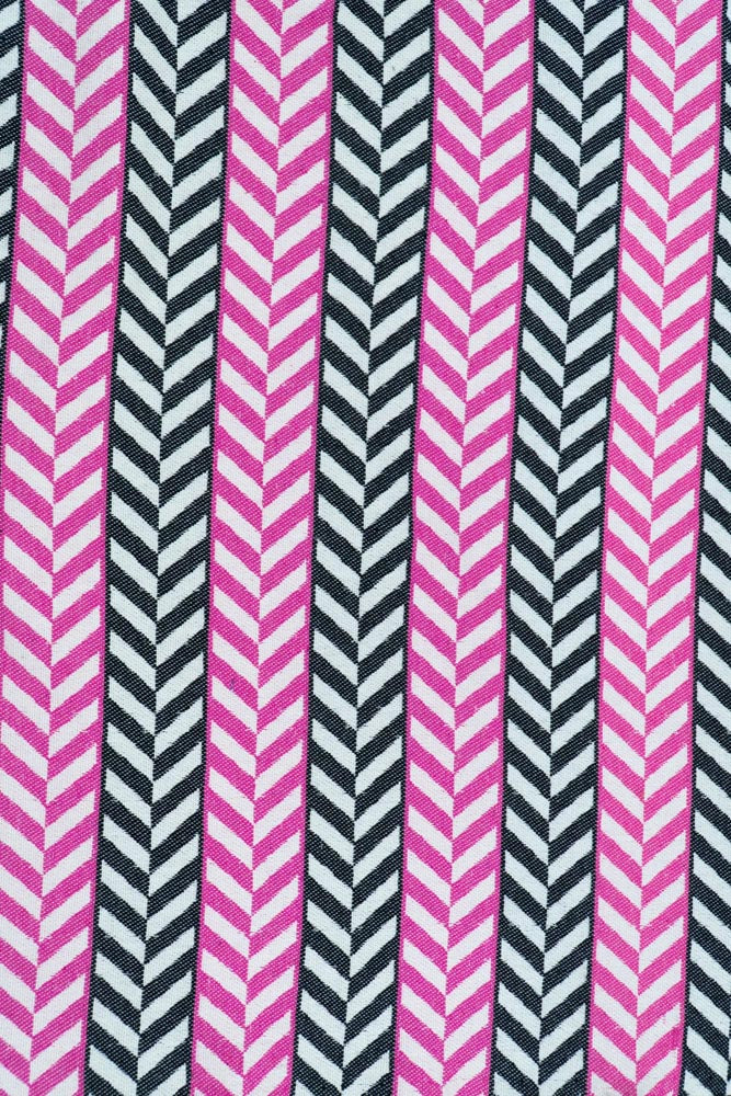 Pink & Black Cotton Jacquard (Sku: JDD-60)