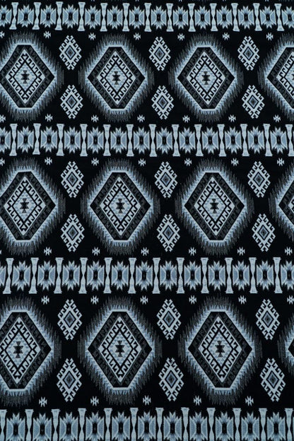 Black & White Cotton Blend Thick Jacquard | SKU: JDD-47